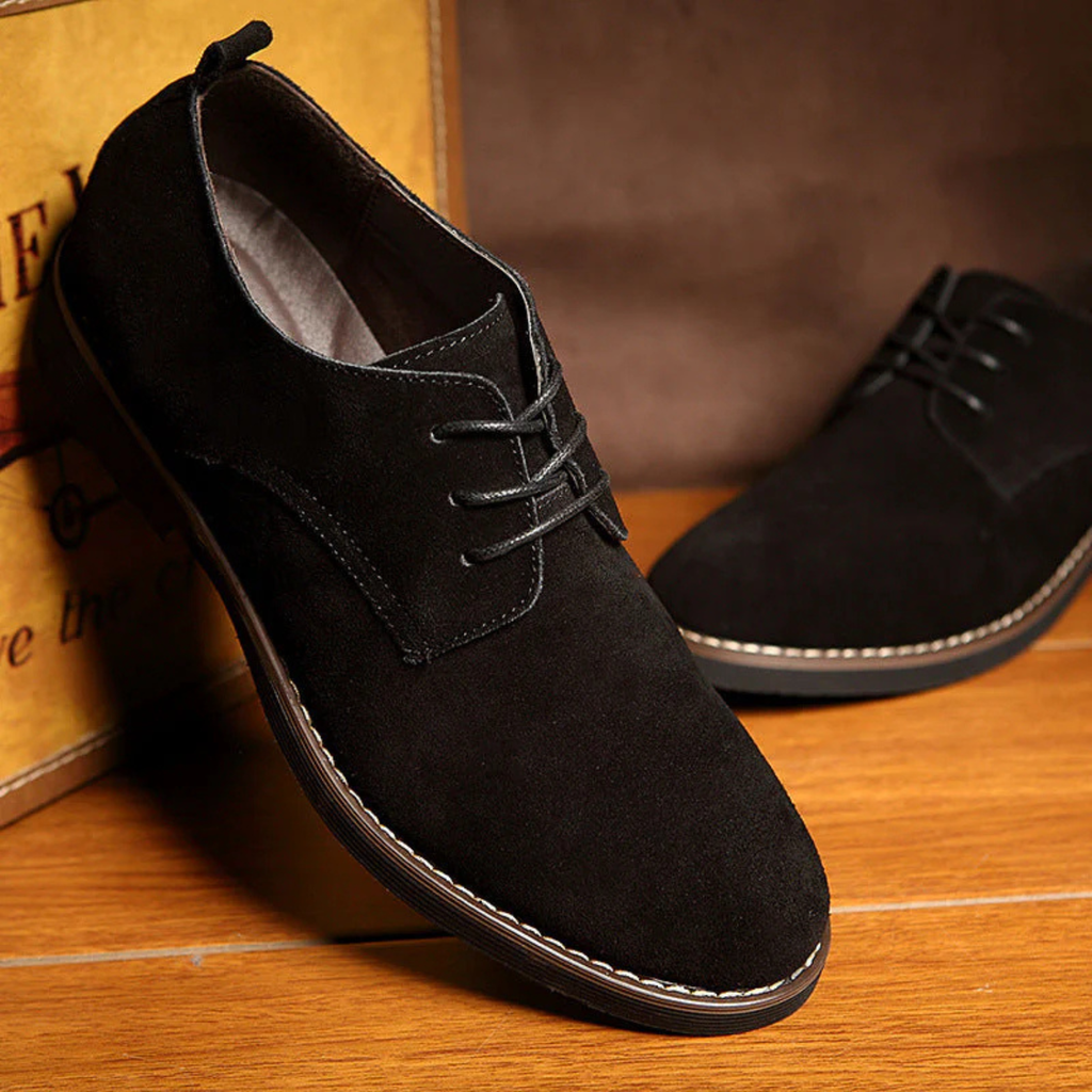 Men's Classic Suede Lace-Up Shoes