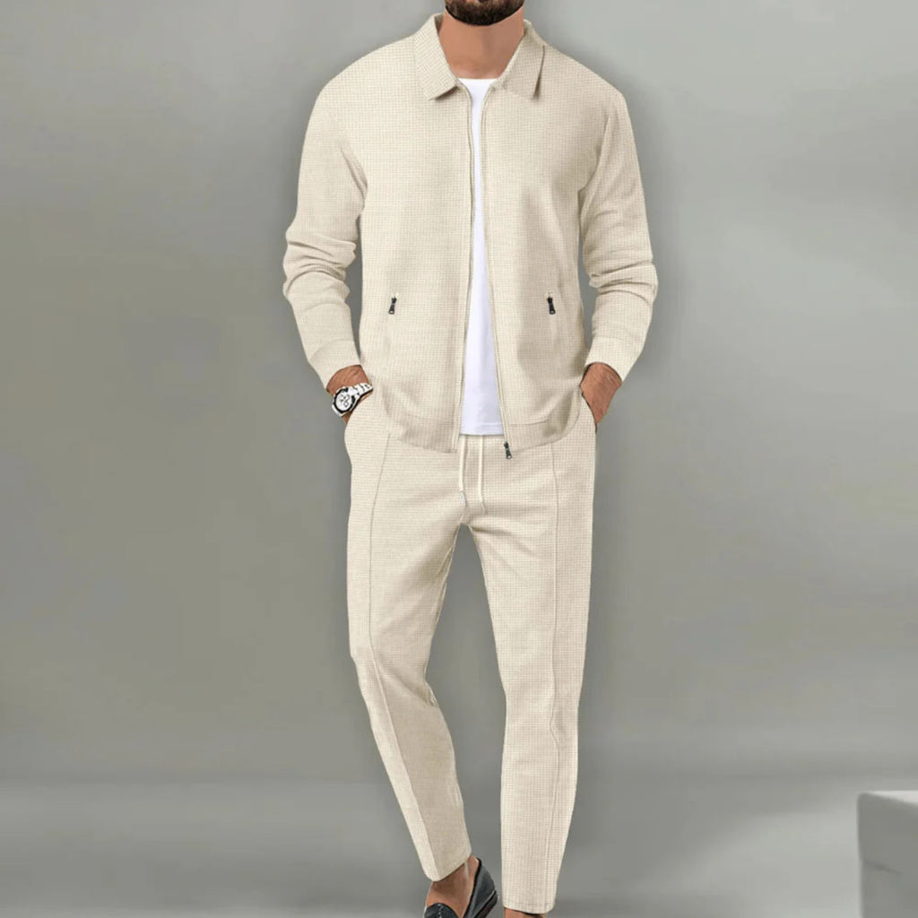 Men's Premium Zip-Up Tracksuit Set