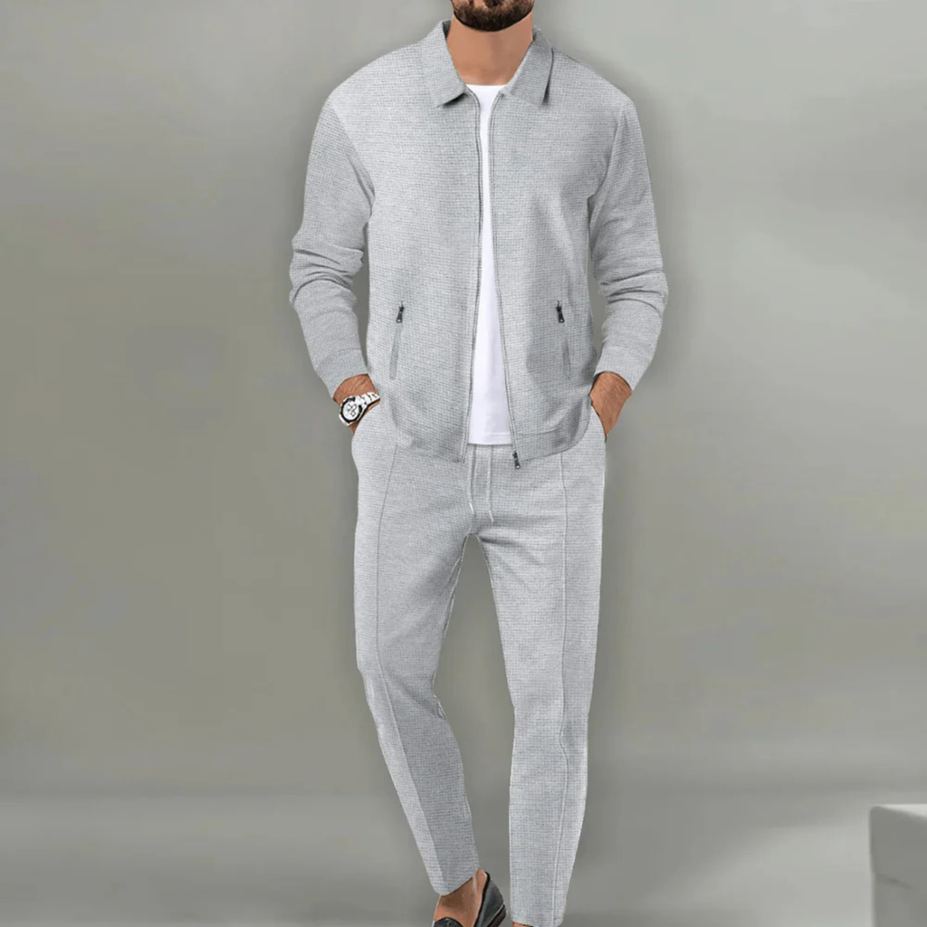Men's Premium Zip-Up Tracksuit Set