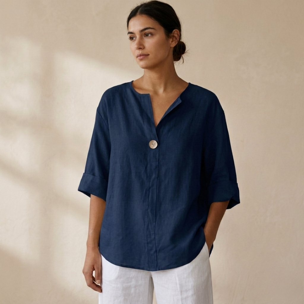 The Clara Button-Up Blouse