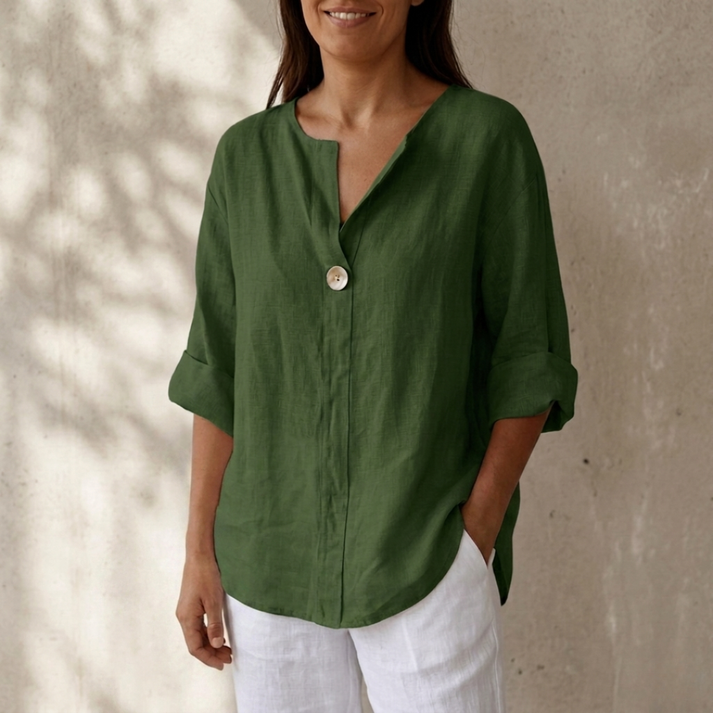 The Clara Button-Up Blouse