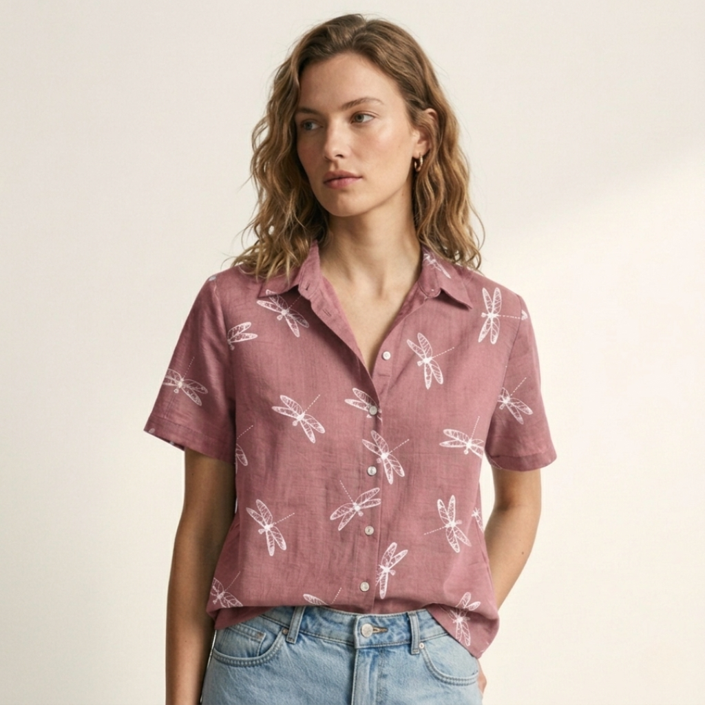 The Clara Button-Down Blouse
