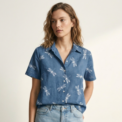 The Clara Button-Down Blouse