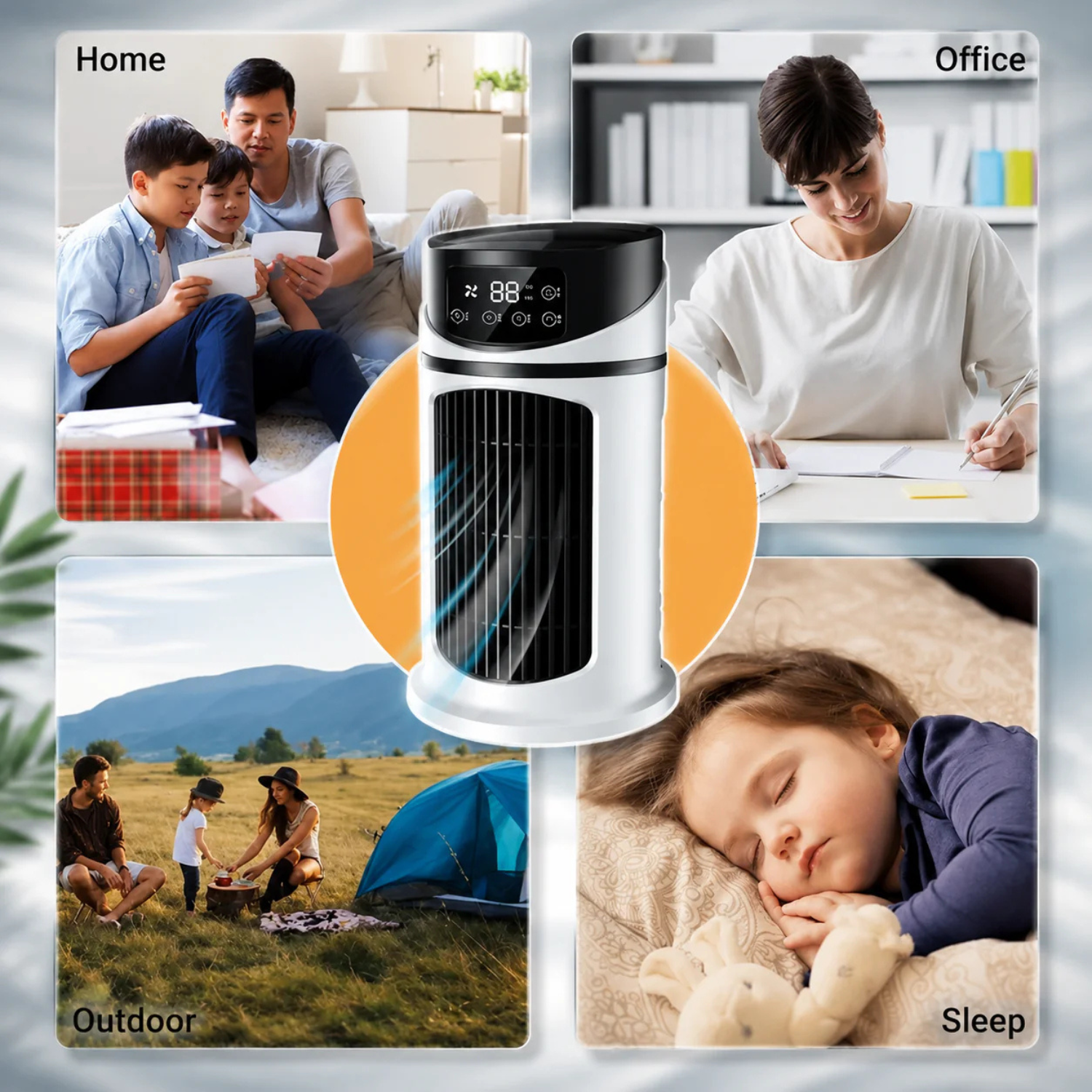 Portable Air Conditioner - Energy Efficient & Compact Room Cooler
