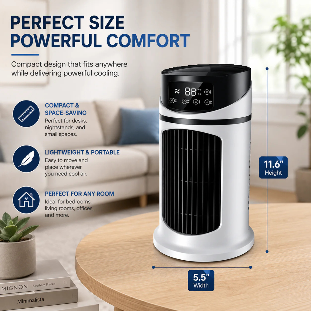 Portable Air Conditioner - Energy Efficient & Compact Room Cooler