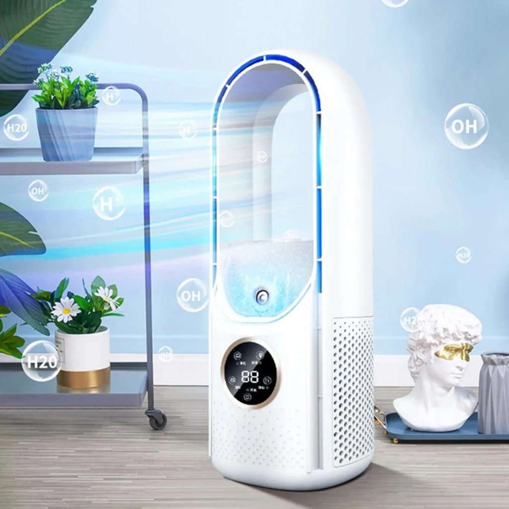 Portable Blade-Free Silent Air Conditioner for Home & Office