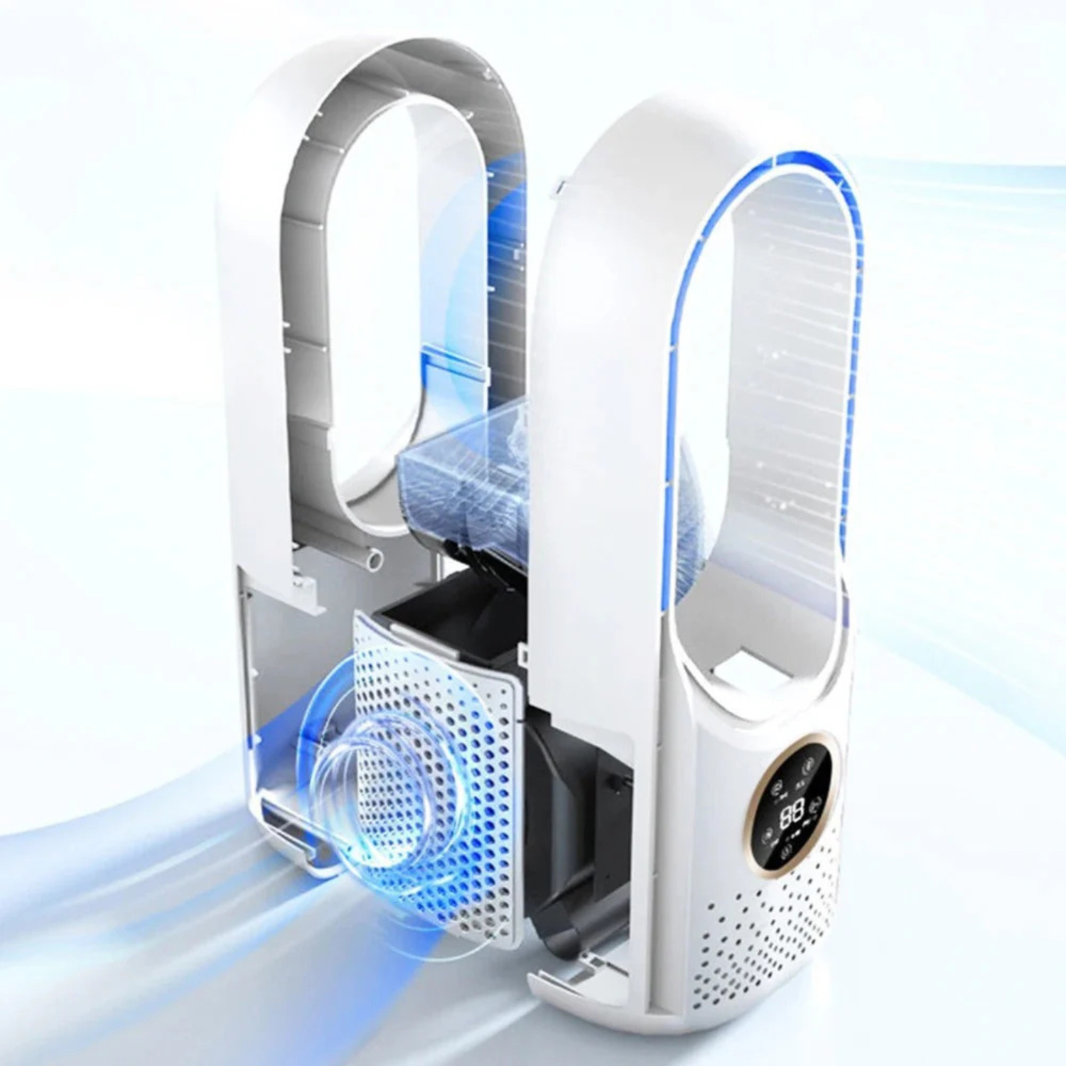 Portable Blade-Free Silent Air Conditioner for Home & Office