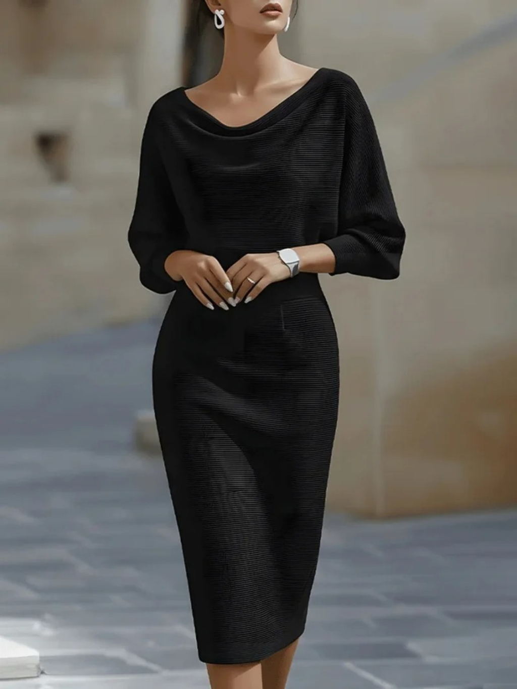 Women's Bodycon Casual Office Dress