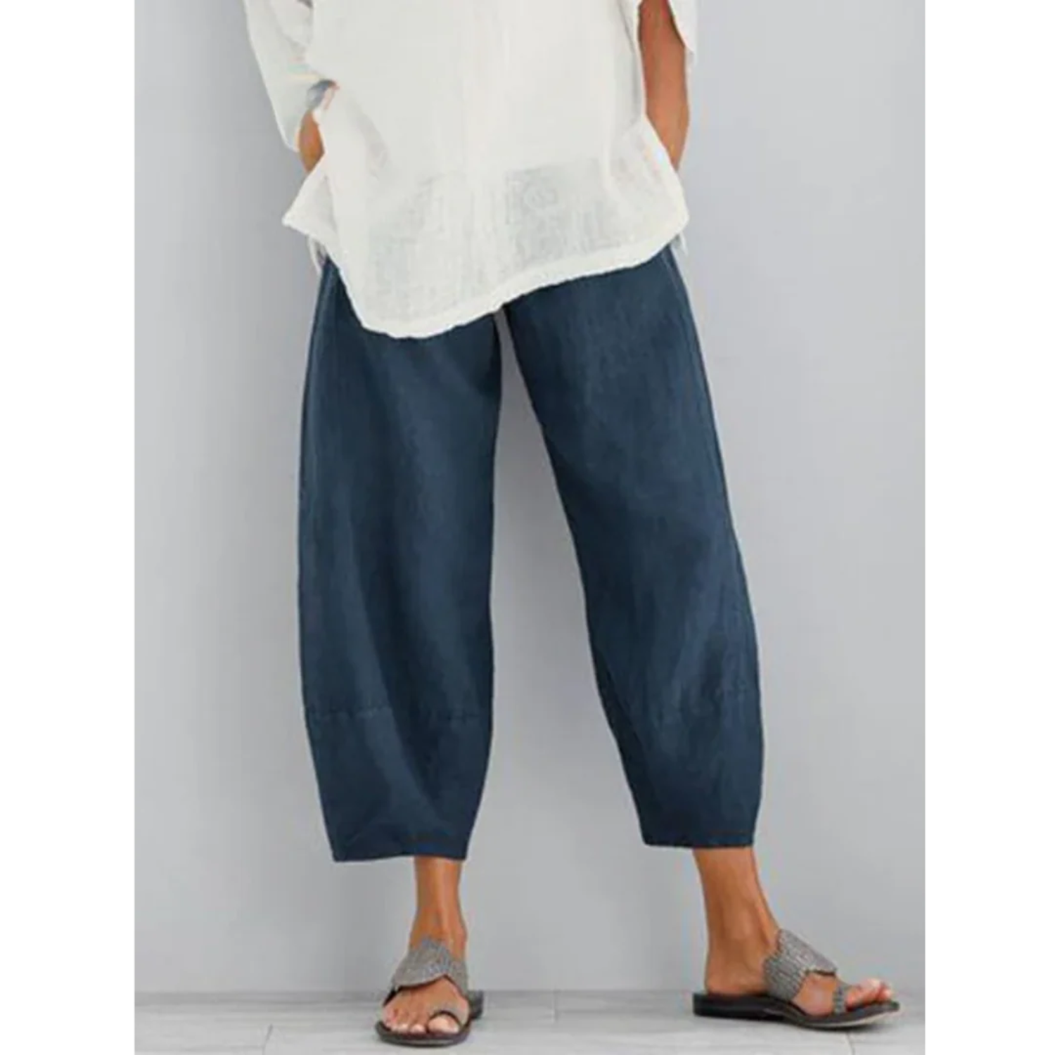 Women's Casual Linen Leisure Pants