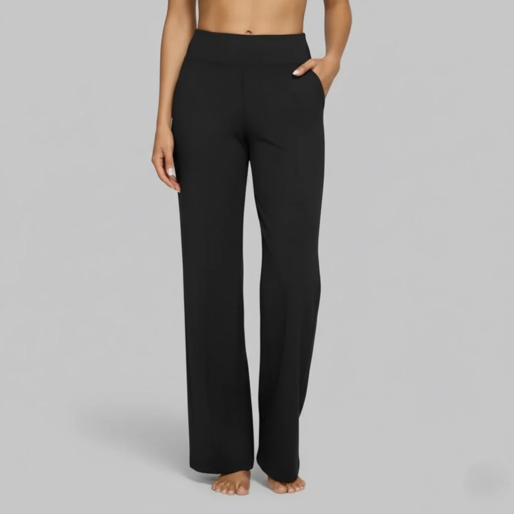 Women's Casual Wide Leg Stretch Pants