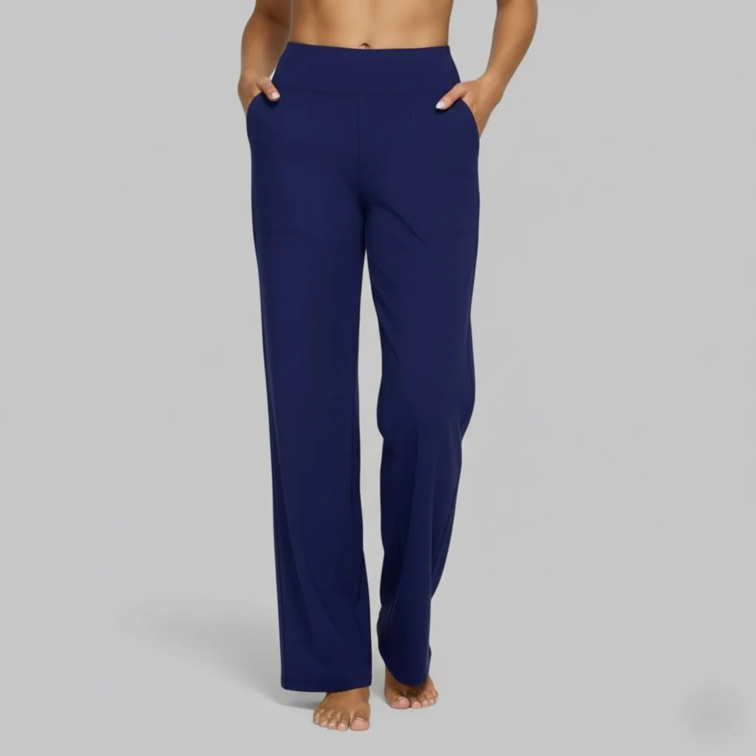 Women's Casual Wide Leg Stretch Pants