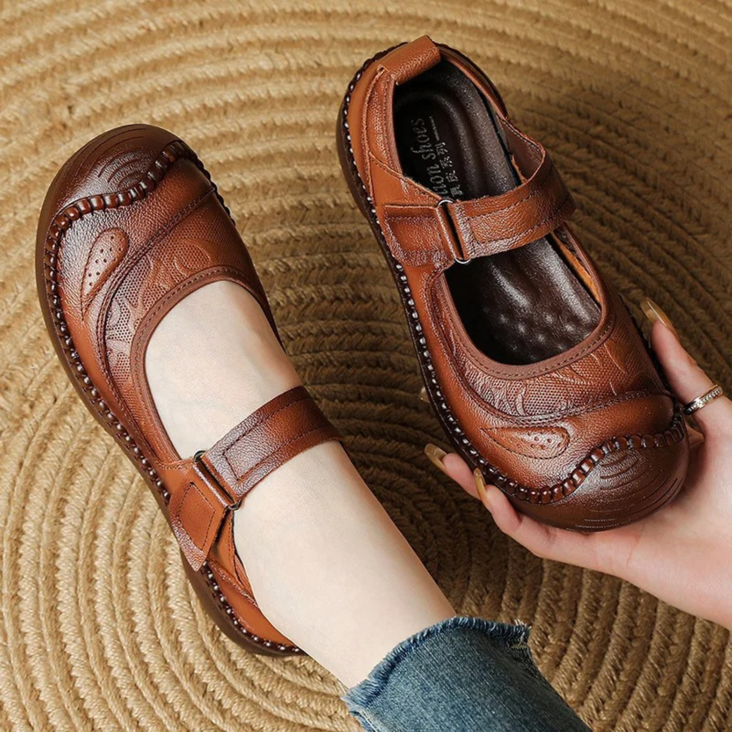 Women's Comfort Mary Jane Walking Shoes