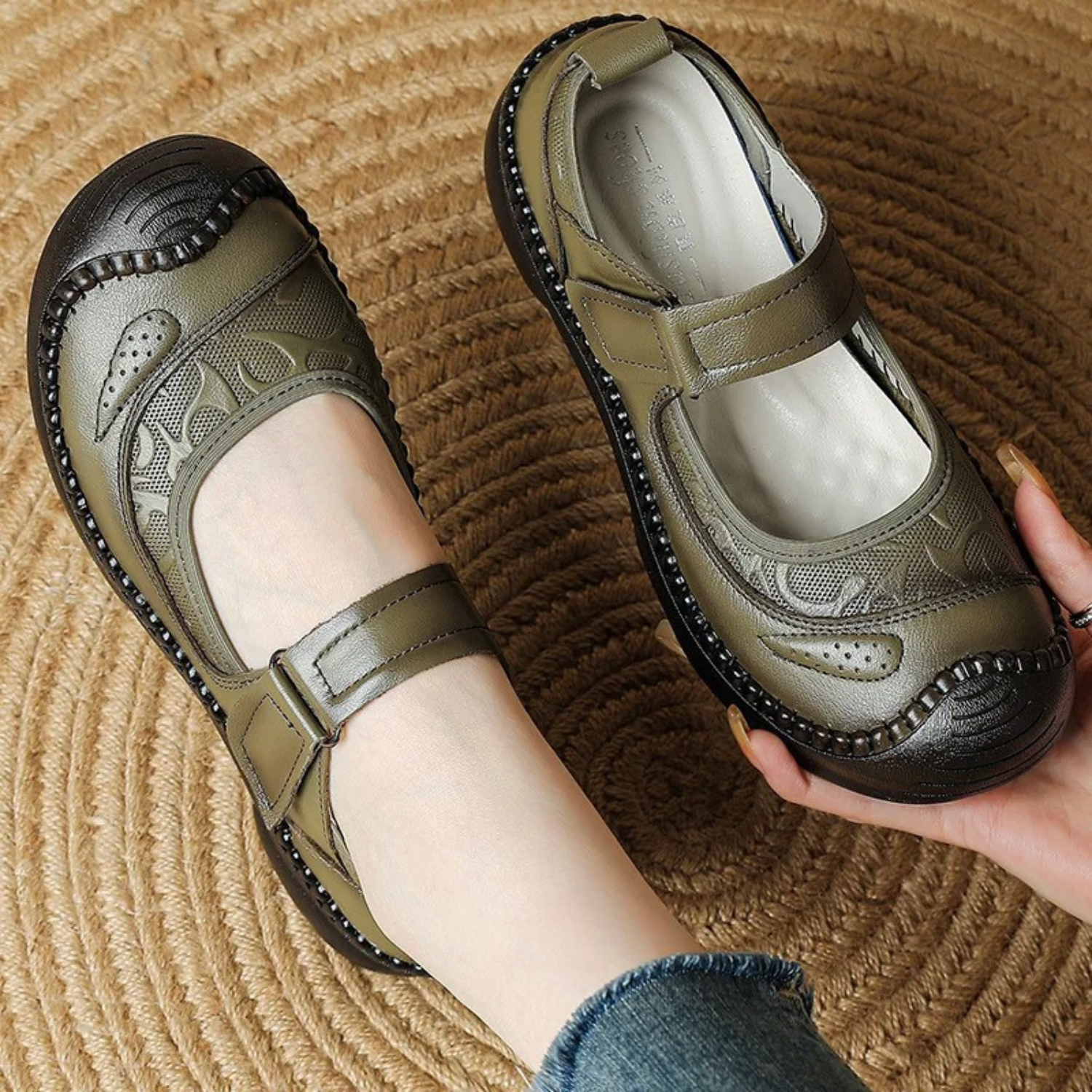 Women's Comfort Mary Jane Walking Shoes