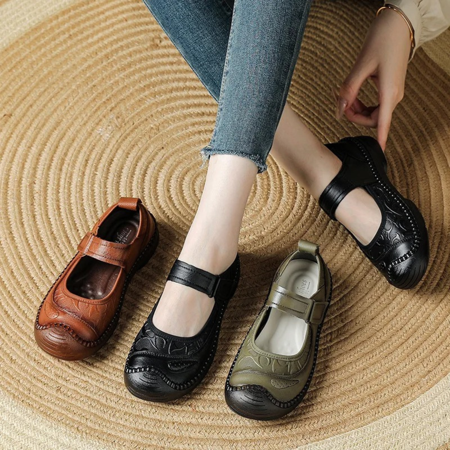 Women's Comfort Mary Jane Walking Shoes