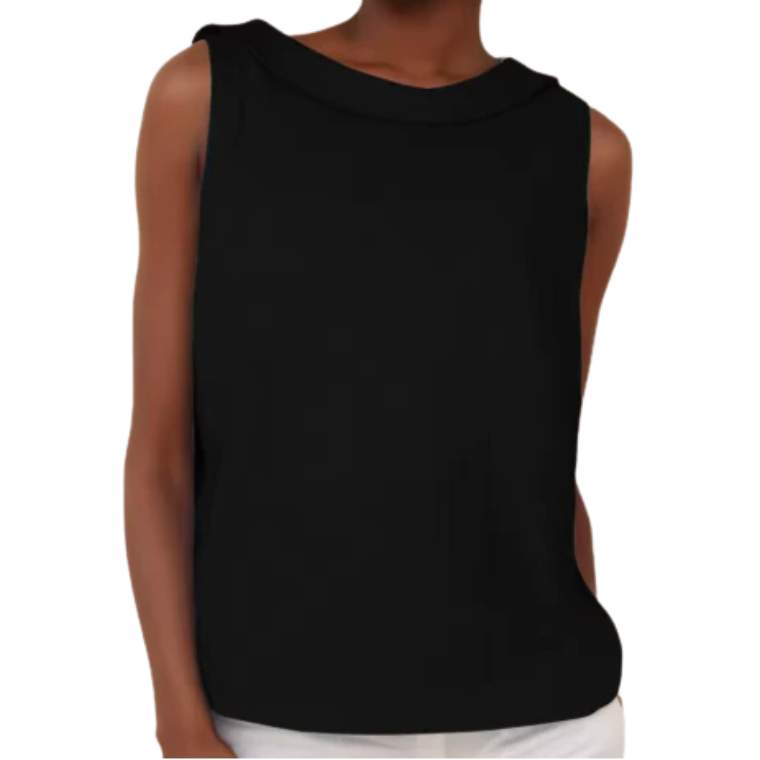Women's Elegant Sleeveless Linen Top