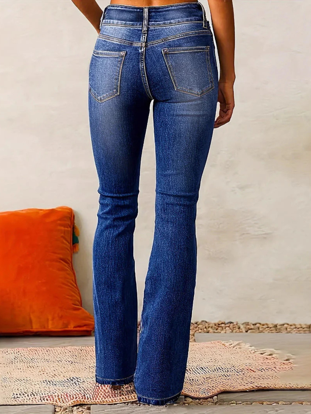 Women's High Waist Bootcut Denim Jeans