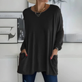 Women's Oversized Long Sleeve Tunic Top