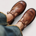 Women's Vintage Leather Mary Jane Shoes