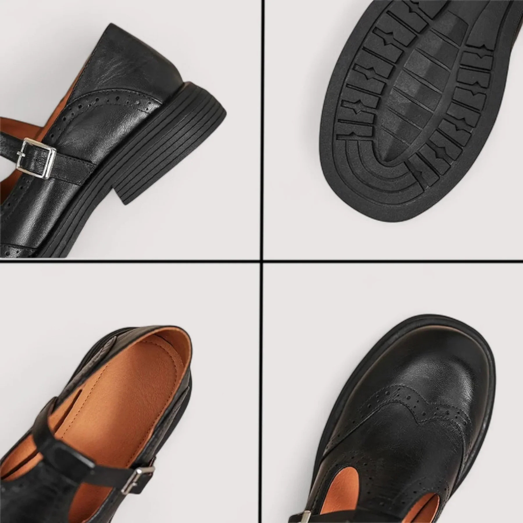 Women's Vintage Leather Mary Jane Shoes